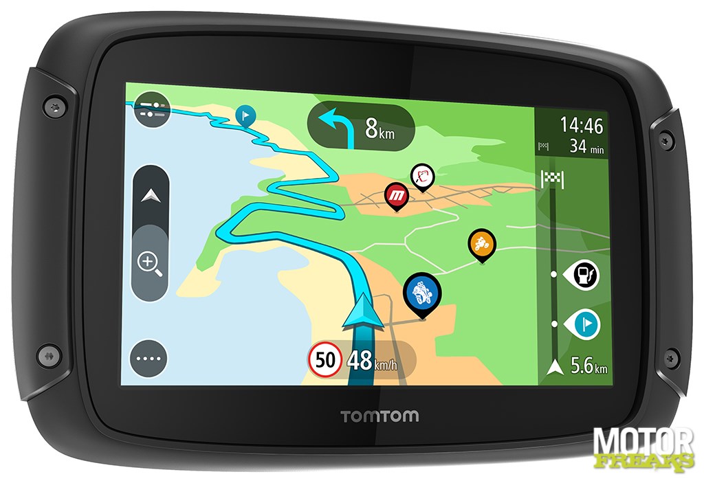 Motorfreaks Eerste kennismaking TomTom Rider 450 Motornavigatie de lift