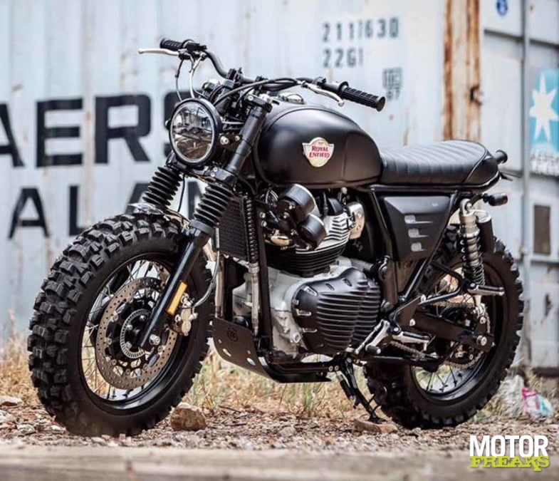 Motorfreaks Royal Enfield Scrambler in de pijplijn details