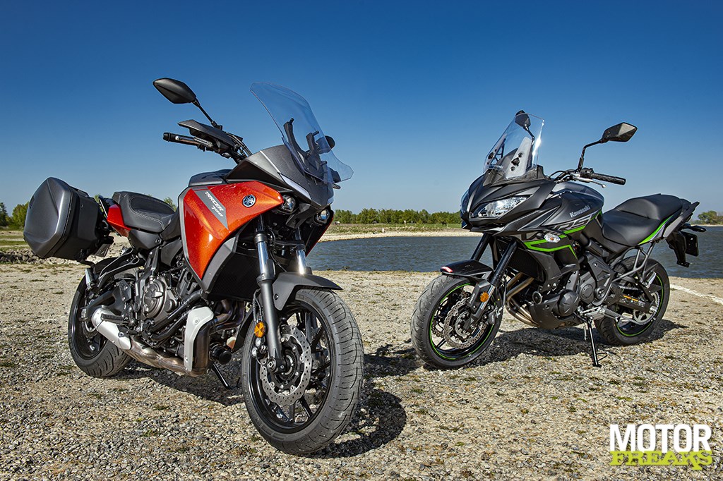 Motorfreaks Test Yamaha Tracer 700 versus Kawasaki Versys 650