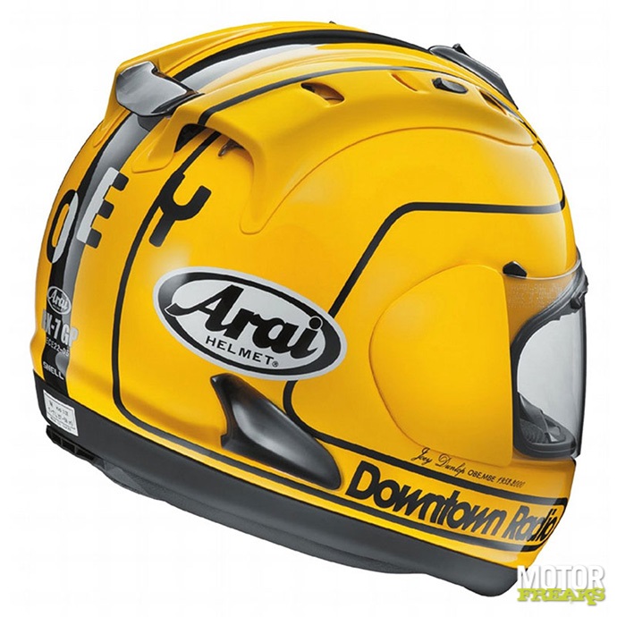 Arai RX-7 GP Joey Dunlop 1985 replica