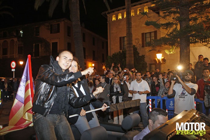 Huldiging Jorge Lorenzo in Mallorca