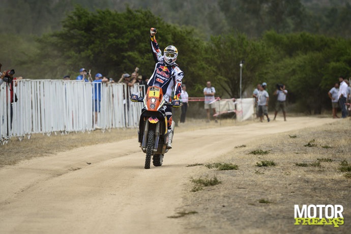 Cyril Despres_Victory_Dakar_2013