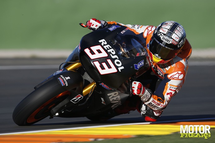 Marc Marquez_Valencia_wintertest_2013