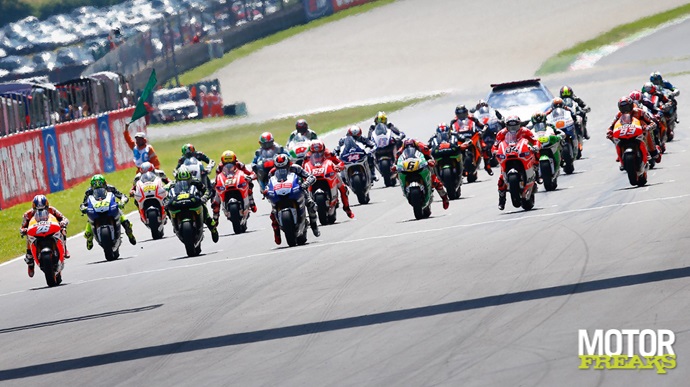 MotoGP startgrid