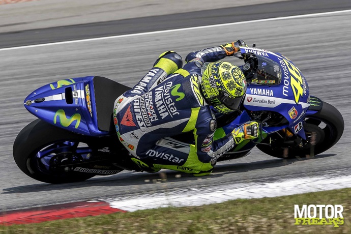 Valentino Rossi Sepang wintertest