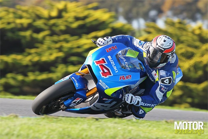 Randy de Puniet Suzuki MotoGP test Phillip Island