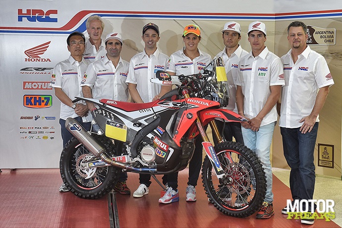 Team HRC Dakar 2015