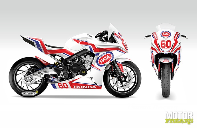 Honda CBR650F European Junior Cup racer