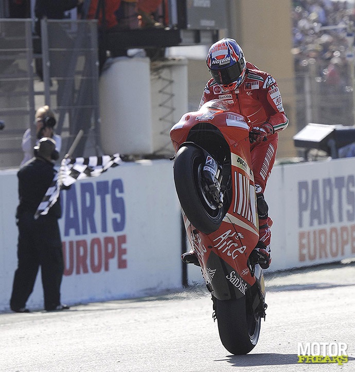 Casey Stoner Valencia 2007