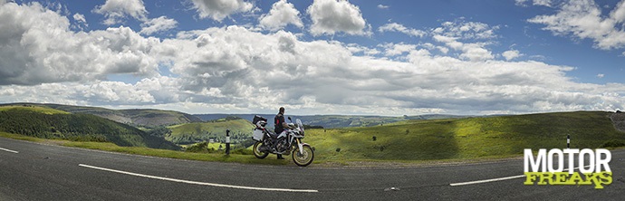 Wales per Africa Twin