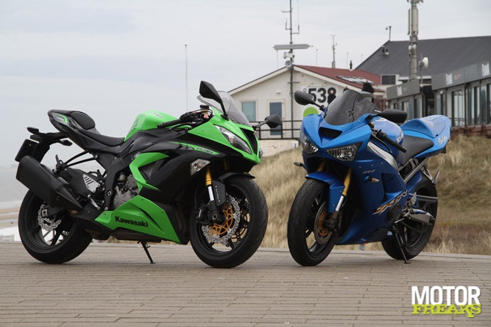 Kawasaki ZX-6R 636 2003 vs 2013