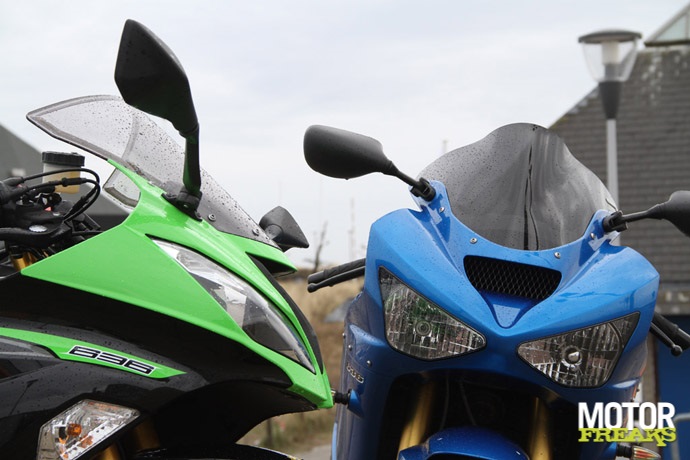 Kawasaki ZX-6R 636 2003 vs 2013