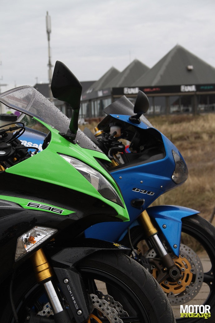 Kawasaki ZX-6R 636 2003 vs 2013