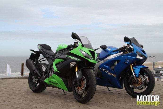 Kawasaki ZX-6R 636 2003 vs 2013