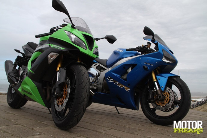 Kawasaki ZX-6R 636 2003 vs 2013