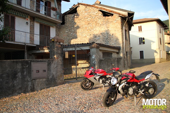 MV Agusta F3 800 versus Brutale 675