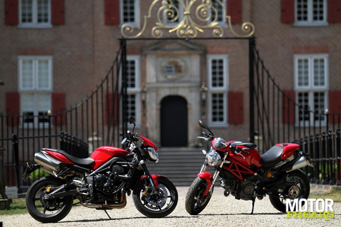 Monster 796 vs. Street Triple R