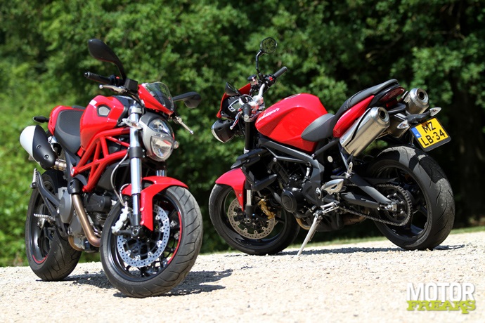 Monster 796 vs. Street Triple R