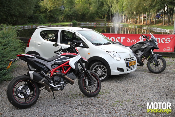 Hypermotard SP vs CB500X en Alto 1.0