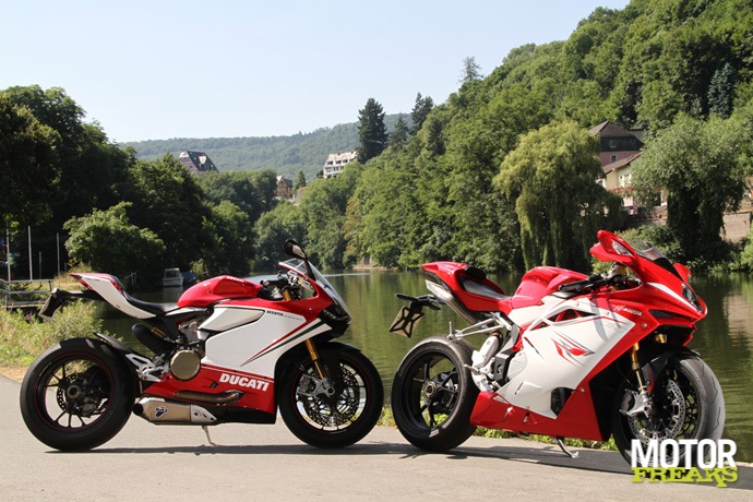 MV Agusta F4RR vs. Ducati 1199 Panigale Tricolore