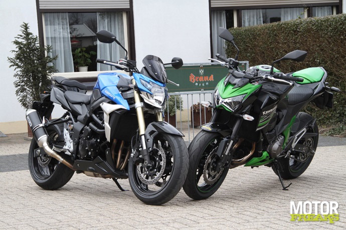 Kawasaki Z800 vs Suzuki GSR750