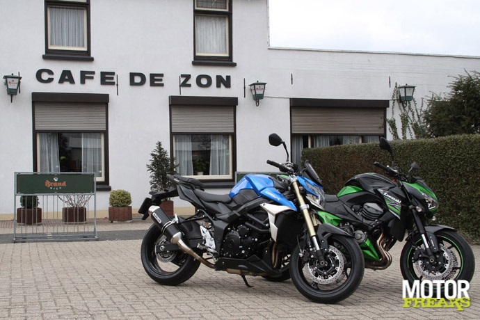 Kawasaki Z800 vs Suzuki GSR750