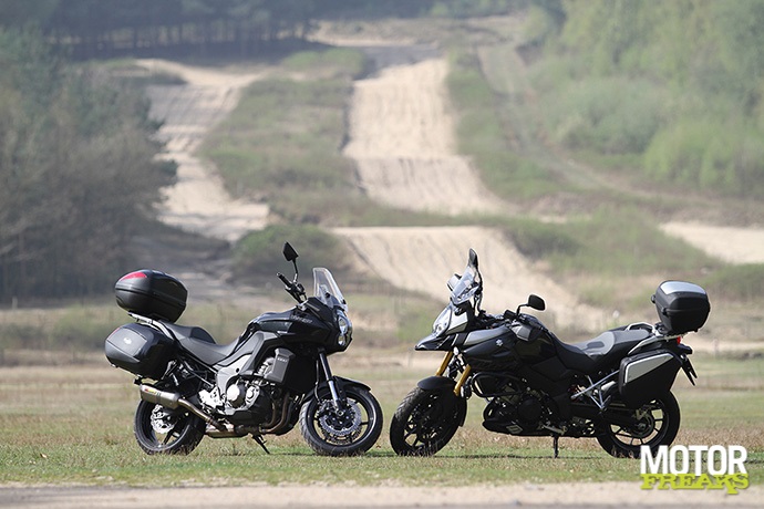 Kawasaki Versys 1000 Grand Tourer versus Suzuki V-Strom 1000