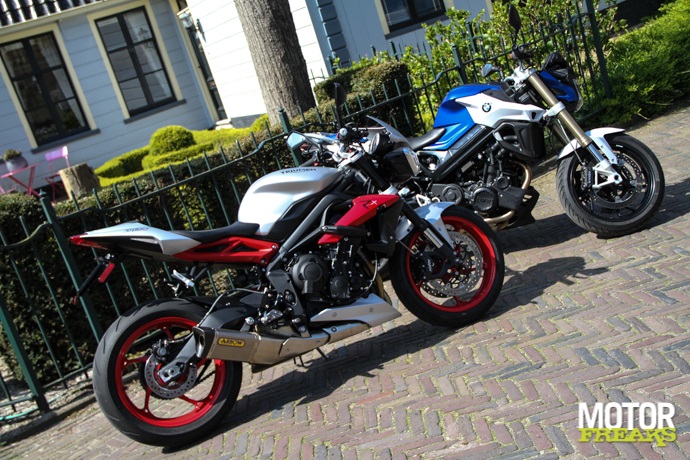 BMW F800R versus Triumph Street Triple Rx