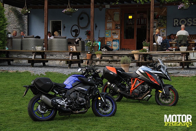 KTM 1290 Super Duke GT versus Yamaha MT-10 Touring